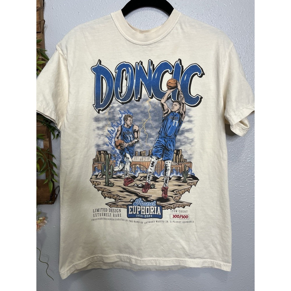 Luka Doncic Planet Euphoria Basketball T Shirt Men's Size M Limited Edition